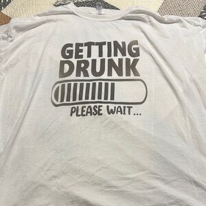 White Graphic Men's Shirt